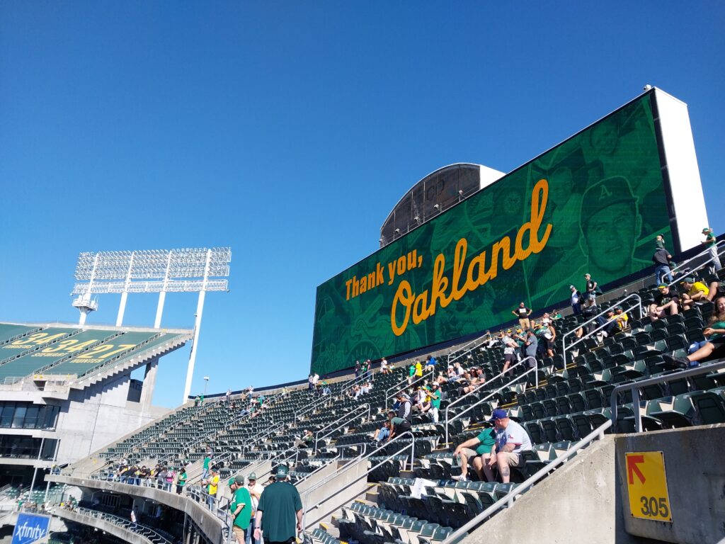 Oakland coliseum after A's final game — 20240926_153937